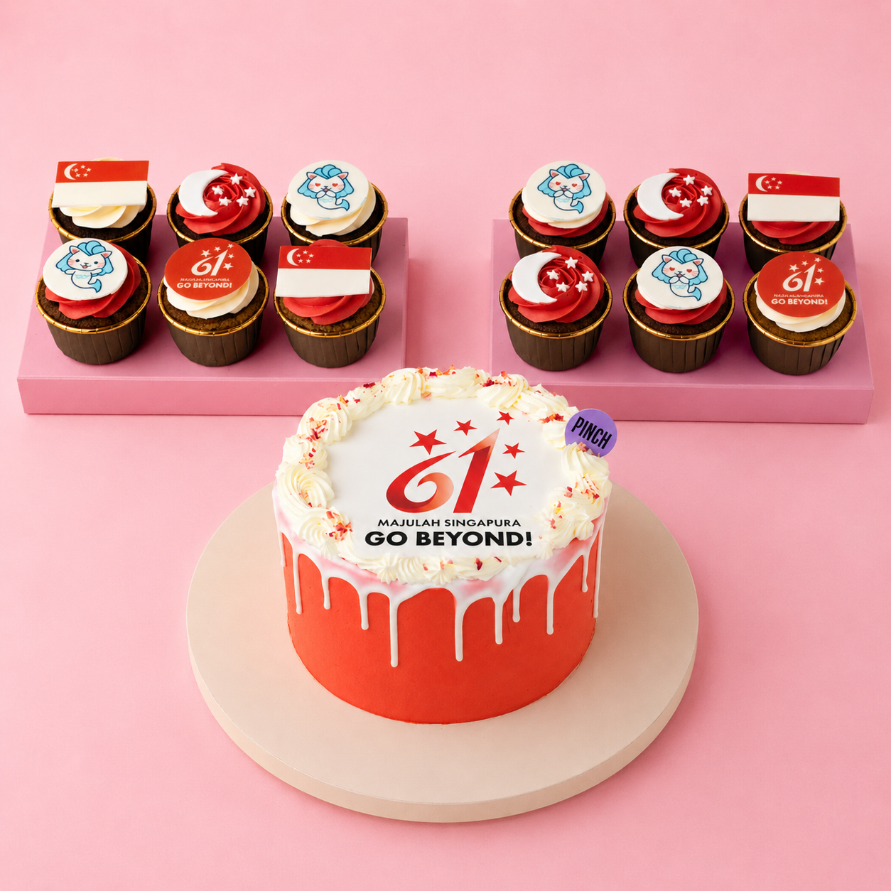 National Day dessert bundle for corporate office celebrations in Singapore